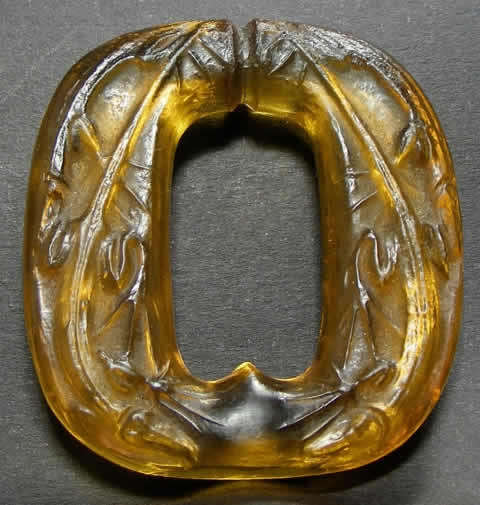 Rene Lalique Pendant Lezards-2
