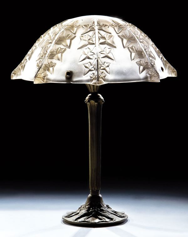 Rene Lalique Light Fixture Lierre