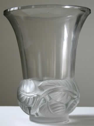 Rene Lalique Vase Lilas
