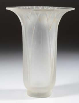 R. Lalique Lotus Vase