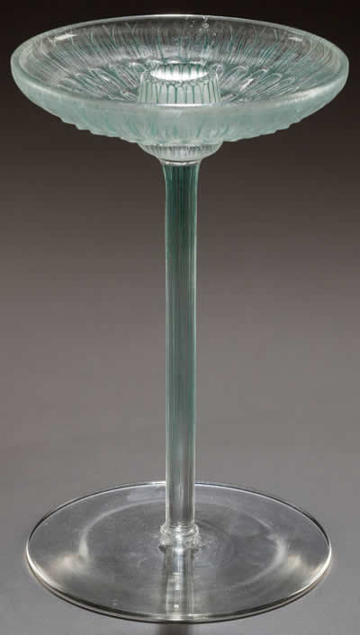 R. Lalique Marguerite Candlestick