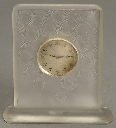 Rene Lalique Marguerites Clock