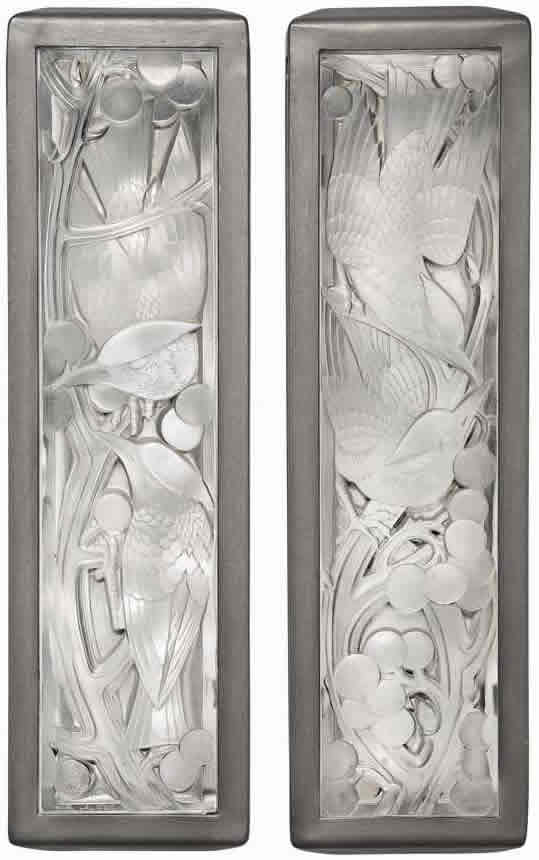 R. Lalique Merles Et Raisins-2D Panel
