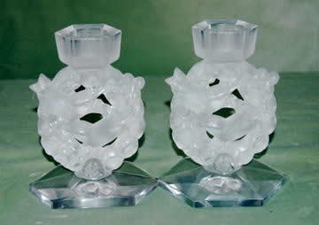 Rene Lalique Mesanges Candleholder