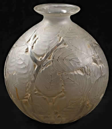 Rene Lalique Vase Milan