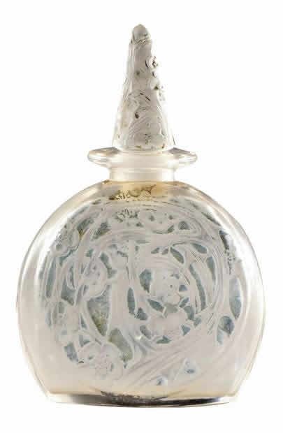 R. Lalique Mimeomai Perfume Bottle