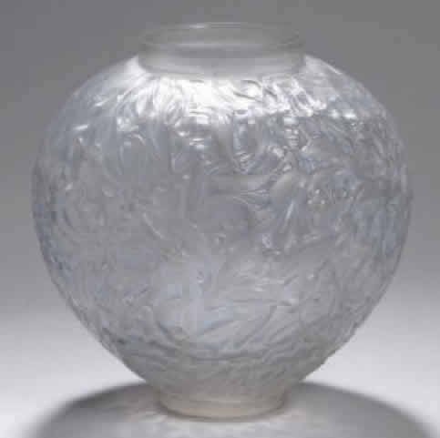 R. Lalique Mistletoe Vase