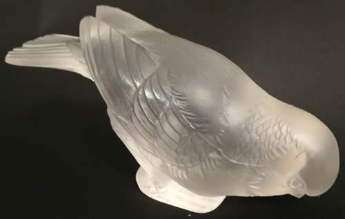 Rene Lalique Paperweight Moineau Timide