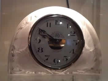 Rene Lalique  Moineaux Clock 