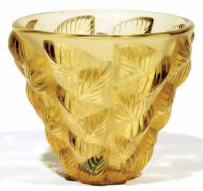 Rene Lalique Vase Moissac