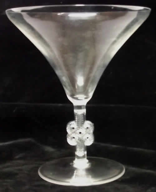 Rene Lalique Champagne Glass Molsheim