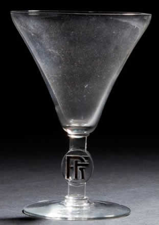 Rene Lalique Glass Monogramme