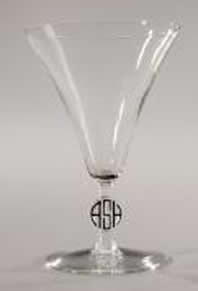 Rene Lalique Monogramme Glass 