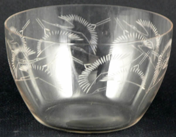R. Lalique Morsbronn Bowl