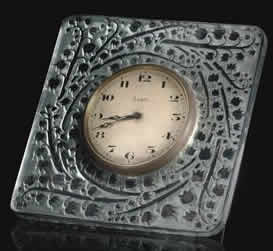 Rene Lalique Clock Muguet-B