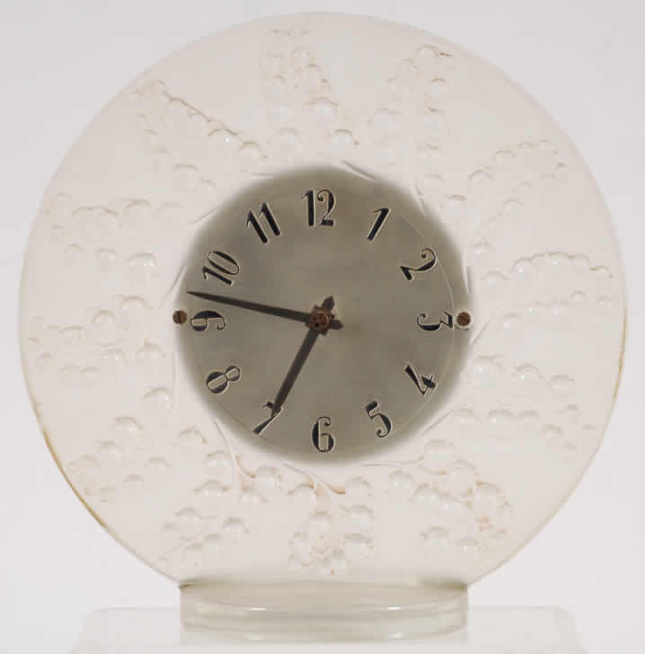 R. Lalique Muguet Clock