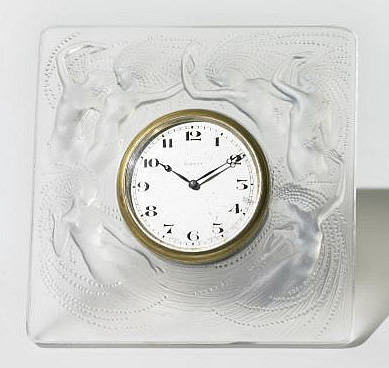 Rene Lalique Naiades Clock