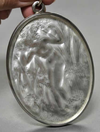 R. Lalique Narcisse Debout Mirror