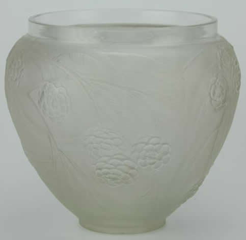 Rene Lalique Vase Nefliers