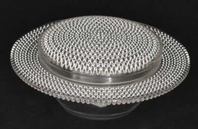 Rene Lalique  Nippon-4 Covered Butter Dish 