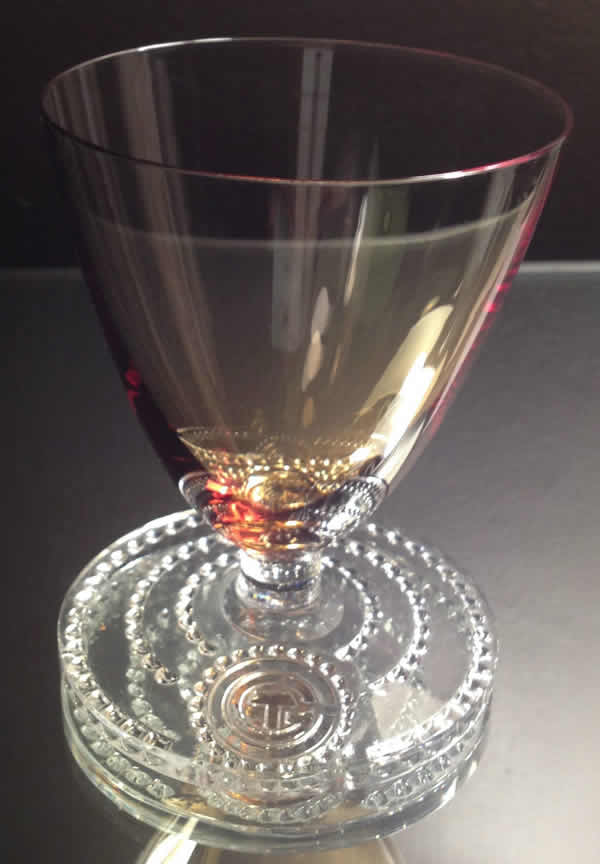 Rene Lalique Normandie Wine Glass 