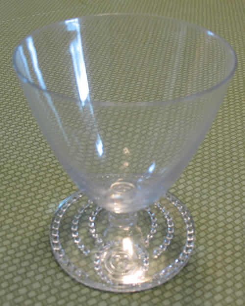 Rene Lalique Water Glass Normandie