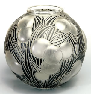 Rene Lalique  Oranges Vase 