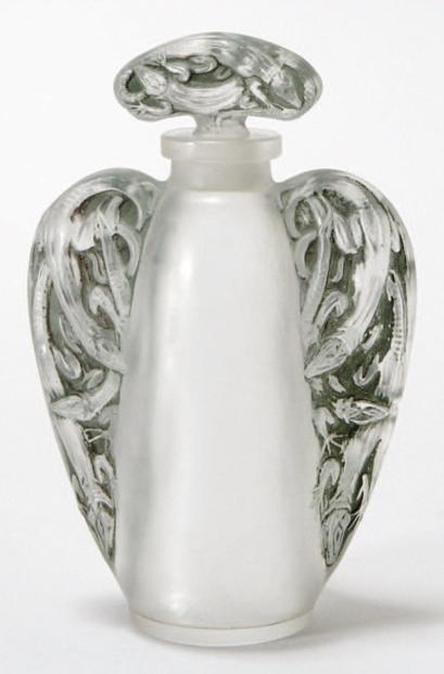 Rene Lalique Perfume Bottle Oreilles Lezards
