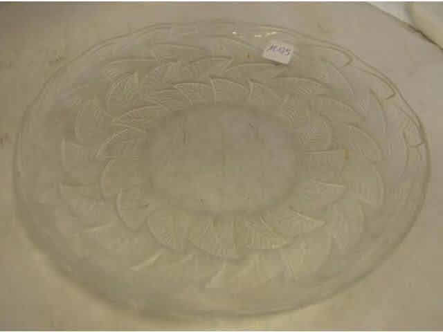 Rene Lalique Plate Ormeaux