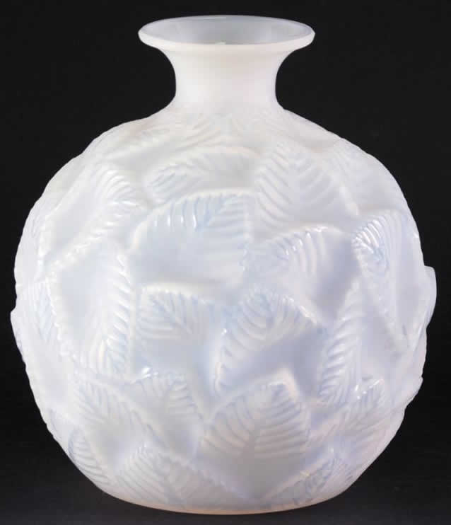 Rene Lalique Vase Ormeaux