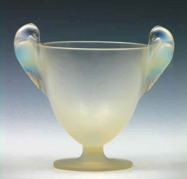 Rene Lalique  Ornis Opalescent Vase 