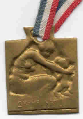 Rene Lalique Medal Orphelinat Des  Armees