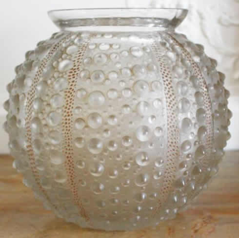 Rene Lalique  Oursin Vase 