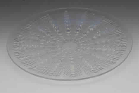 R. Lalique Oursins Opalescent Plate