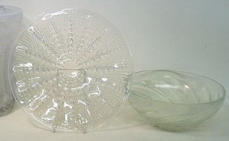 R. Lalique Oursins Plate