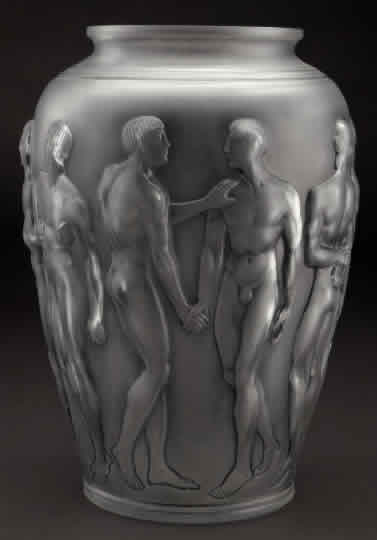Rene Lalique  Palestre Vase 