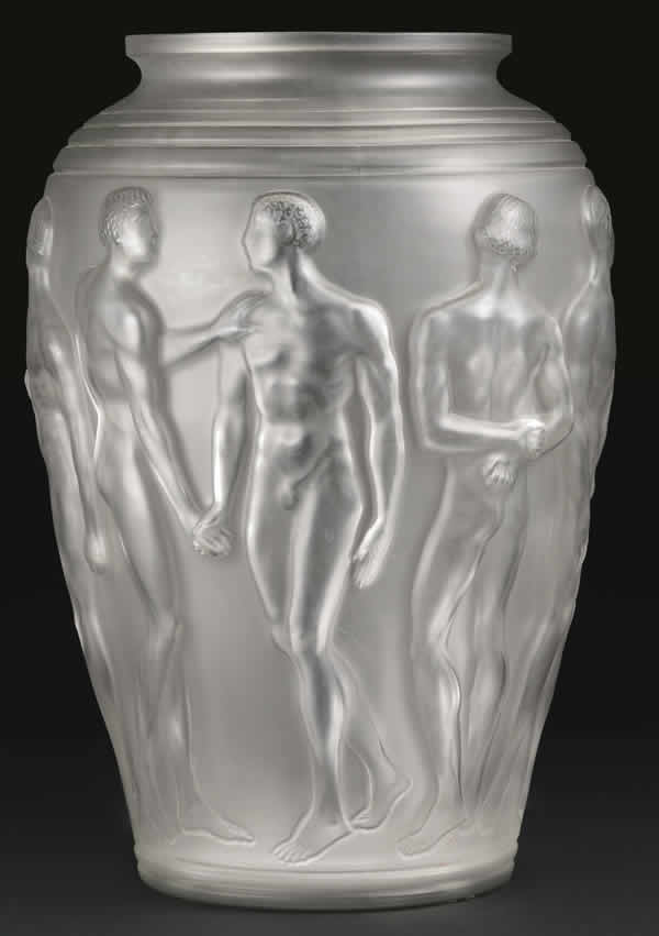 Rene Lalique Vase Palestre