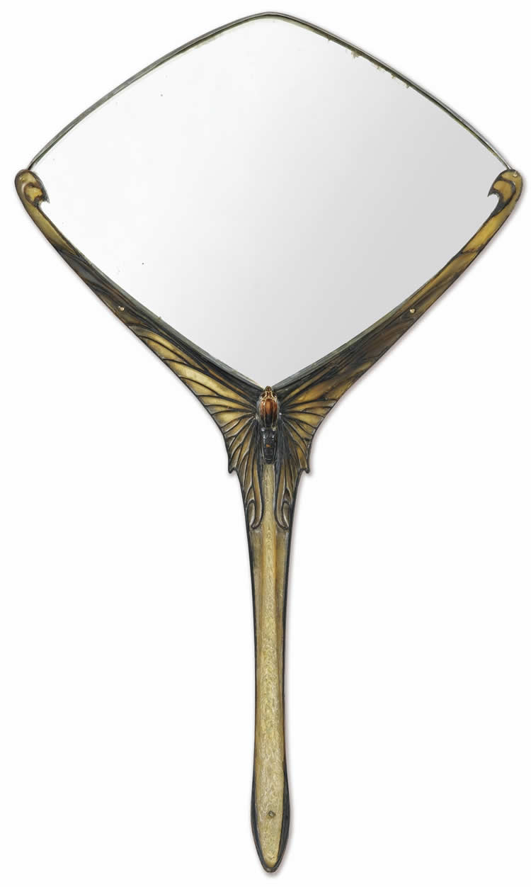 Rene Lalique Papillons Mirror