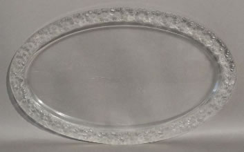R. Lalique Paquerettes-3 Oval Tray