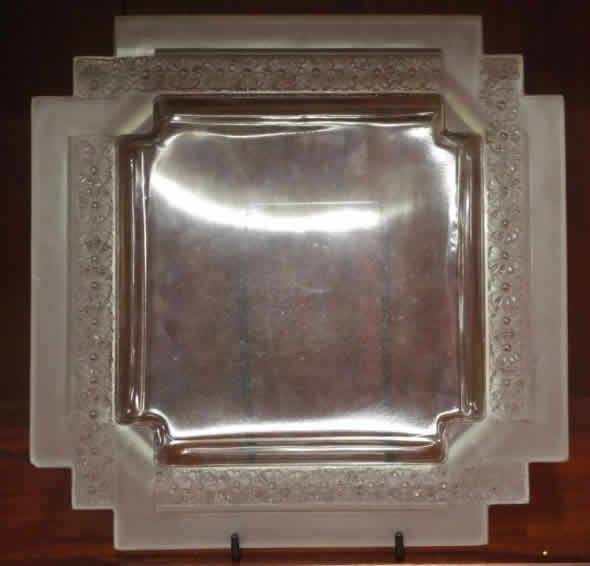 Rene Lalique Square Bowl Paquerettes