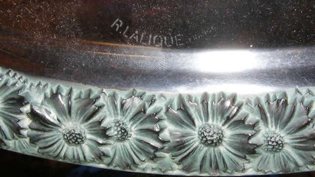 R. Lalique Paquerettes-3 Vanity Tray