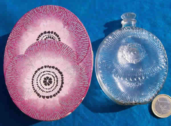 R. Lalique Pavots D'Argent Scent Bottle