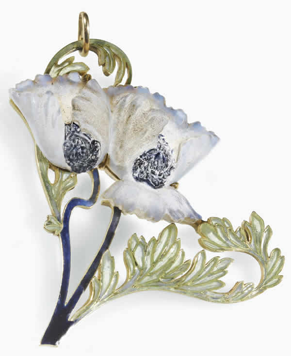 R. Lalique Pavots Pendant