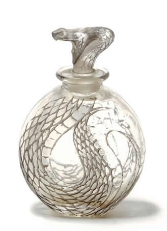 Rene Lalique Perfume Bottle Serpent