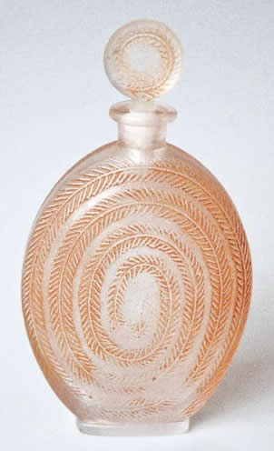 Rene Lalique Perfume Bottle Spirales
