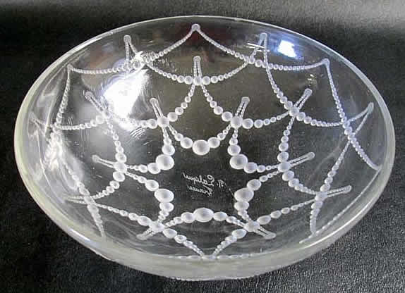 Rene Lalique  Perles Sponge Bowl 