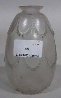 R. Lalique Perles Vase