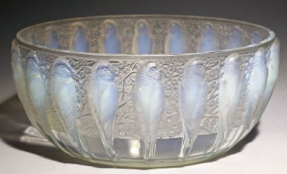 Rene Lalique  Perruches Bowl 
