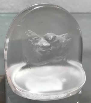 R. Lalique Pinsons Place Card Holder