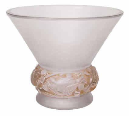 R. Lalique Pinsons Vase